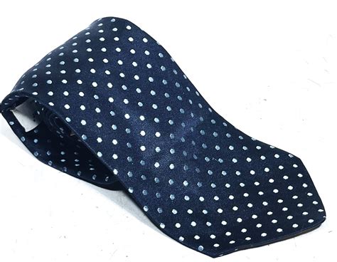 dior vintage light blue tie